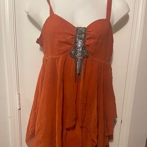 BURNT ORANGE DRESS